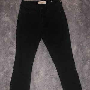Pacsun High Rise Ankle Black Jeans